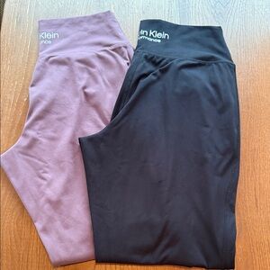 Calvin Klein Performance joggers - Black & Mauve